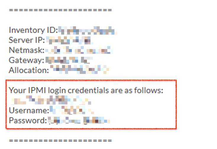 独立服务器 IPMI 教程